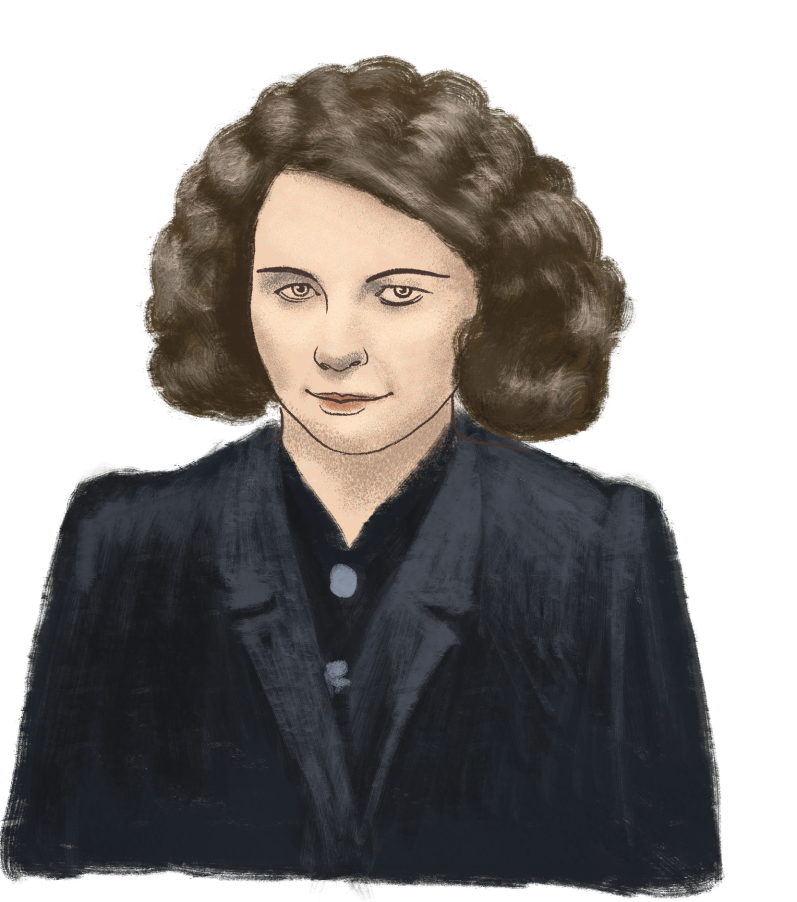 Portrait dessiné de Grażyna Bacewicz