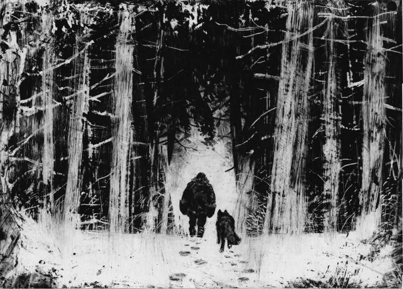 Illustration de Jules Stromboni pour le spectacle Nord Sauvage